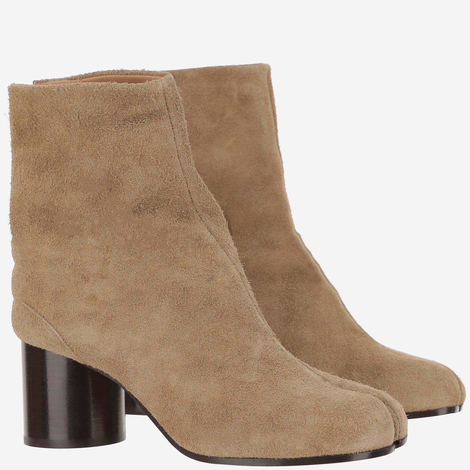 Stivaletti Tabi in pelle scamosciata S58WU0246 P8270T2077 MAISON MARGIELA 