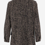 CAPPOTTO IN MISTO LANA CON MOTIVO SPIGATO ANGIO12334 003 MAX MARA 