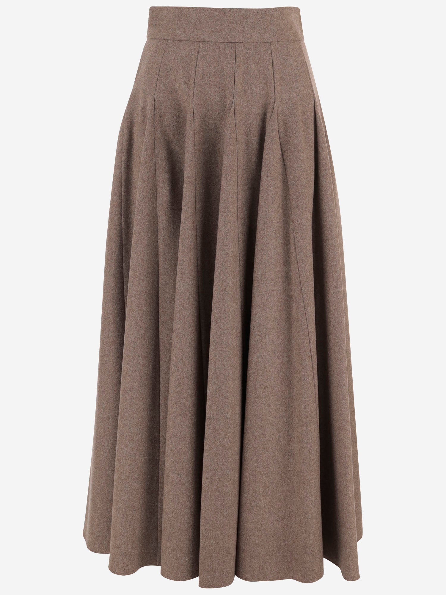 GONNA LUNGA IN LANA STRETCH BELLICO1234 003 MAX MARA 