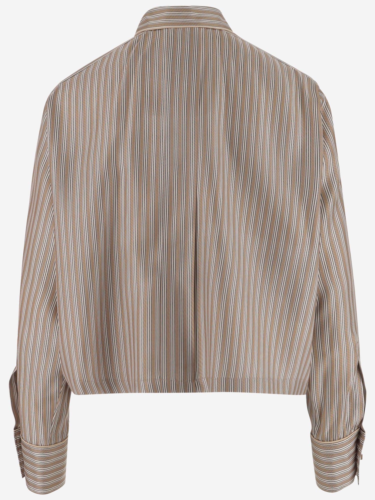 Camicia crop in  twill di seta BRAMA 002 MAX MARA 
