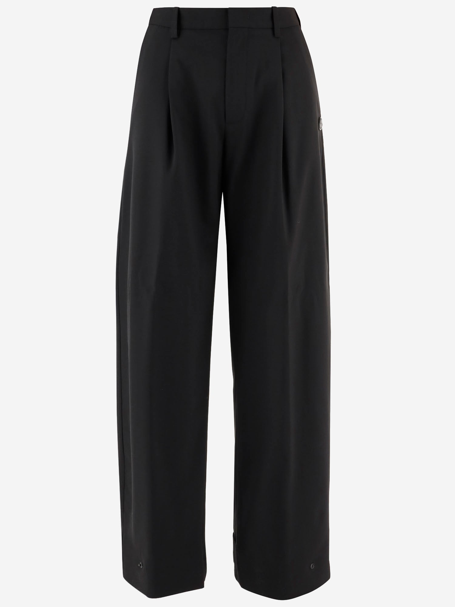 Pantaloni in misto lana stretch 2A00003M6523 999 MONCLER 