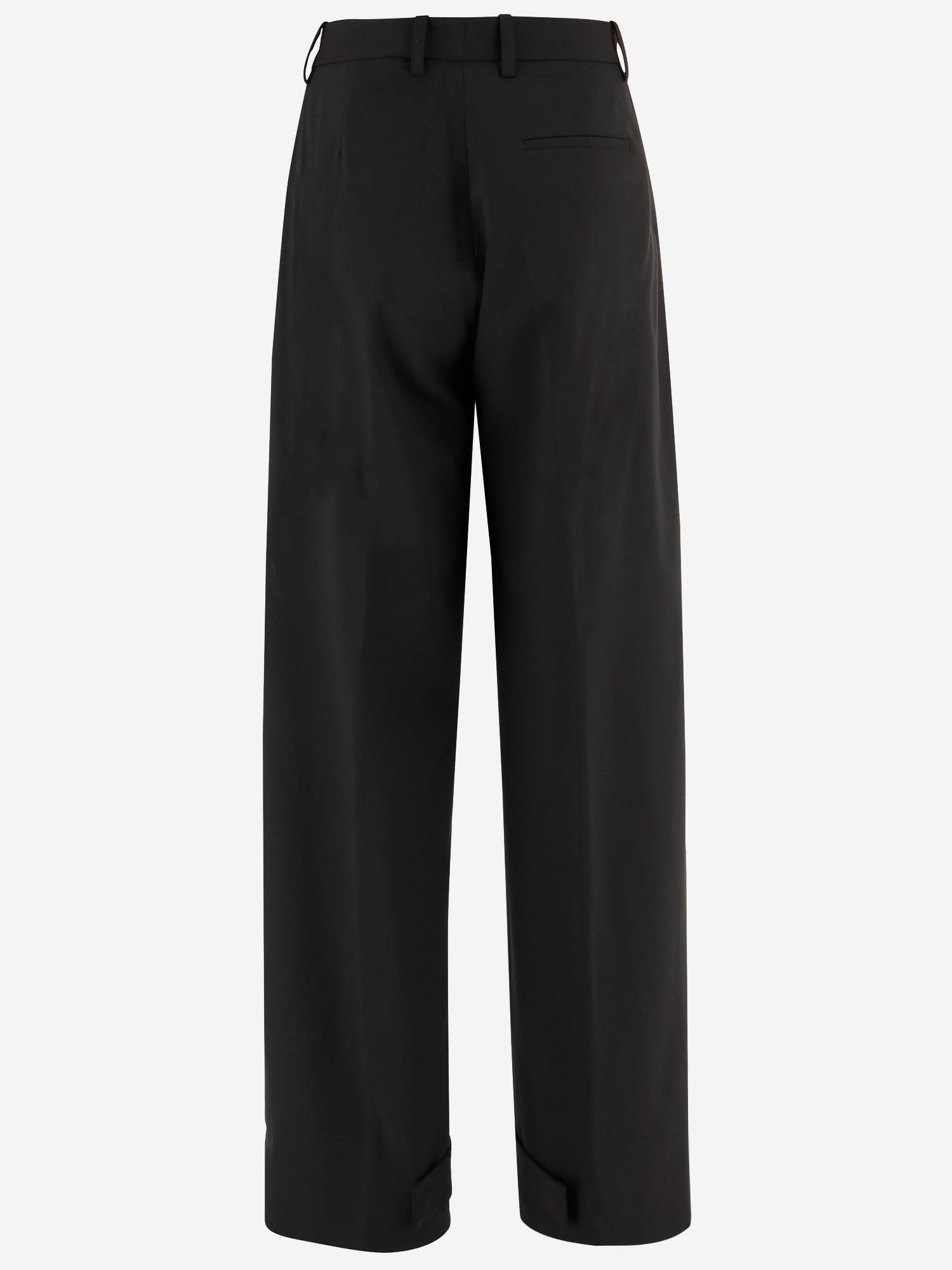 Pantaloni in misto lana stretch 2A00003M6523 999 MONCLER 