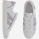 Sneakers Monaco2 in pelle e glitter 4M00070 M7232001 MONCLER 