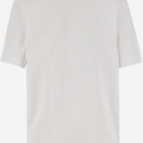 T-SHIRT IN COTONE CON LOGO 8C00012 89AUG00A MONCLER 