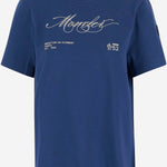 T-SHIRT IN COTONE CON LOGO 8C00012 89AUG75B MONCLER 