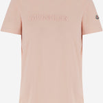 T-SHIRT IN COTONE CON LOGO 8C00012 89AUO519 MONCLER 