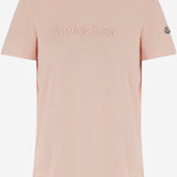T-SHIRT IN COTONE CON LOGO 8C00012 89AUO519 MONCLER 