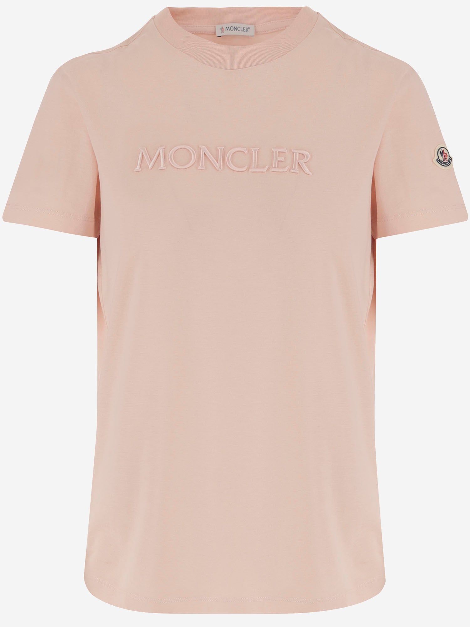 T-SHIRT IN COTONE CON LOGO 8C00012 89AUO519 MONCLER 