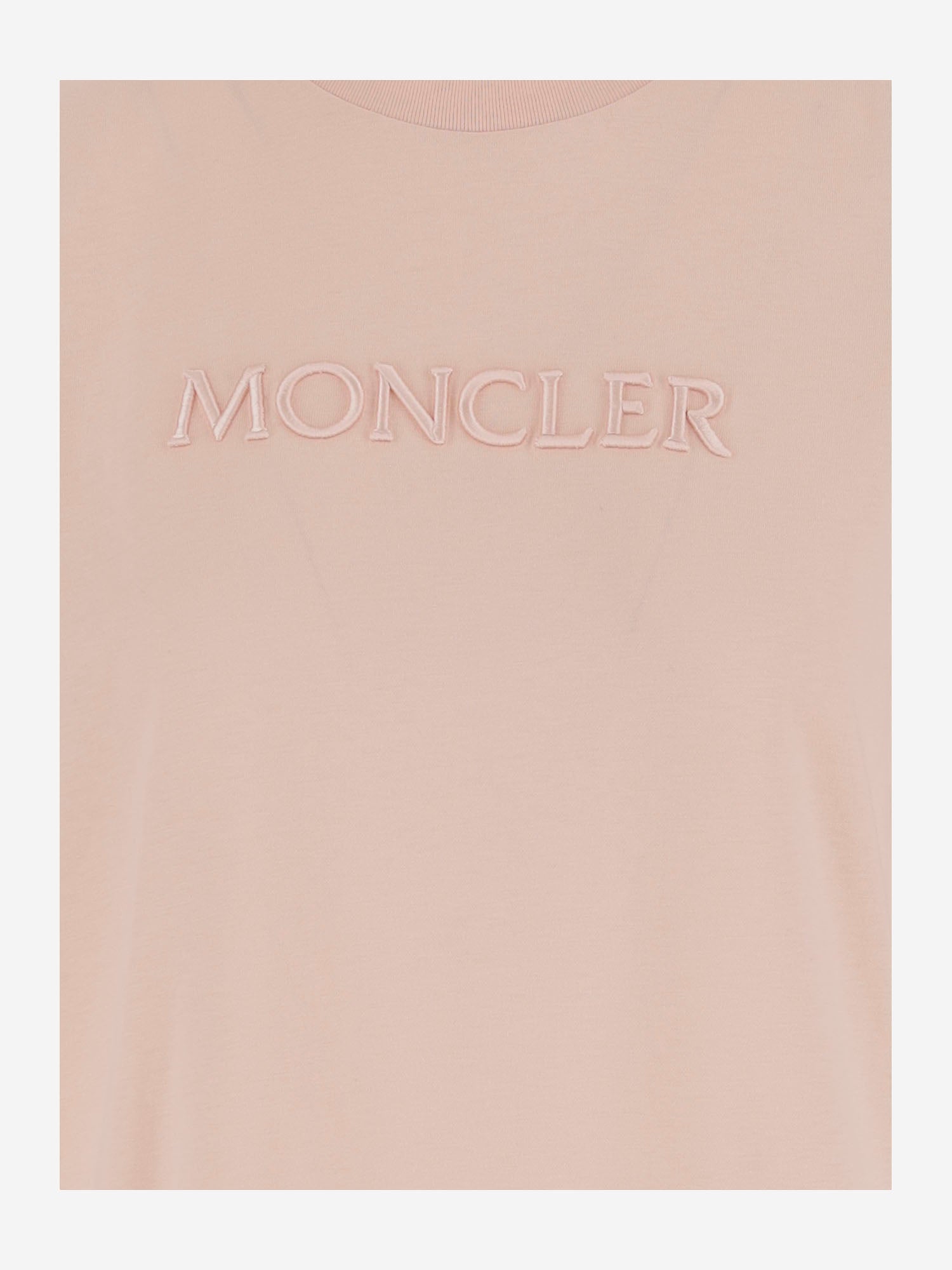 T-SHIRT IN COTONE CON LOGO 8C00012 89AUO519 MONCLER 