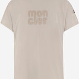 T-SHIRT IN COTONE CON LOGO TEDDY<BR/> 8C00028 89AUO036 MONCLER 