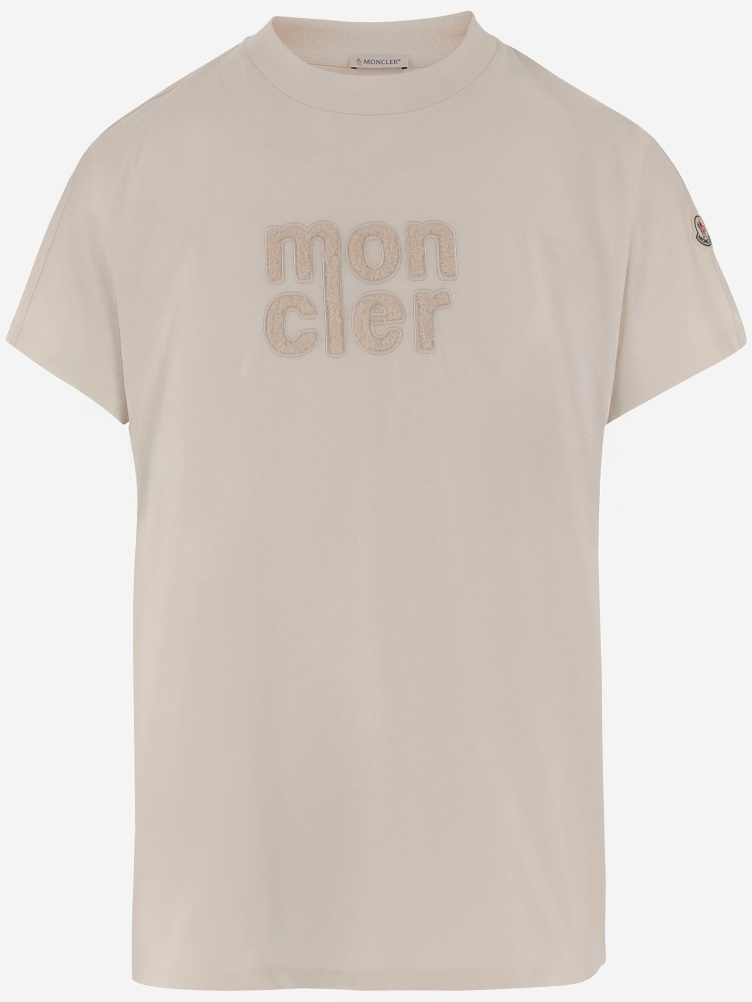 T-SHIRT IN COTONE CON LOGO TEDDY<BR/> 8C00028 89AUO036 MONCLER 