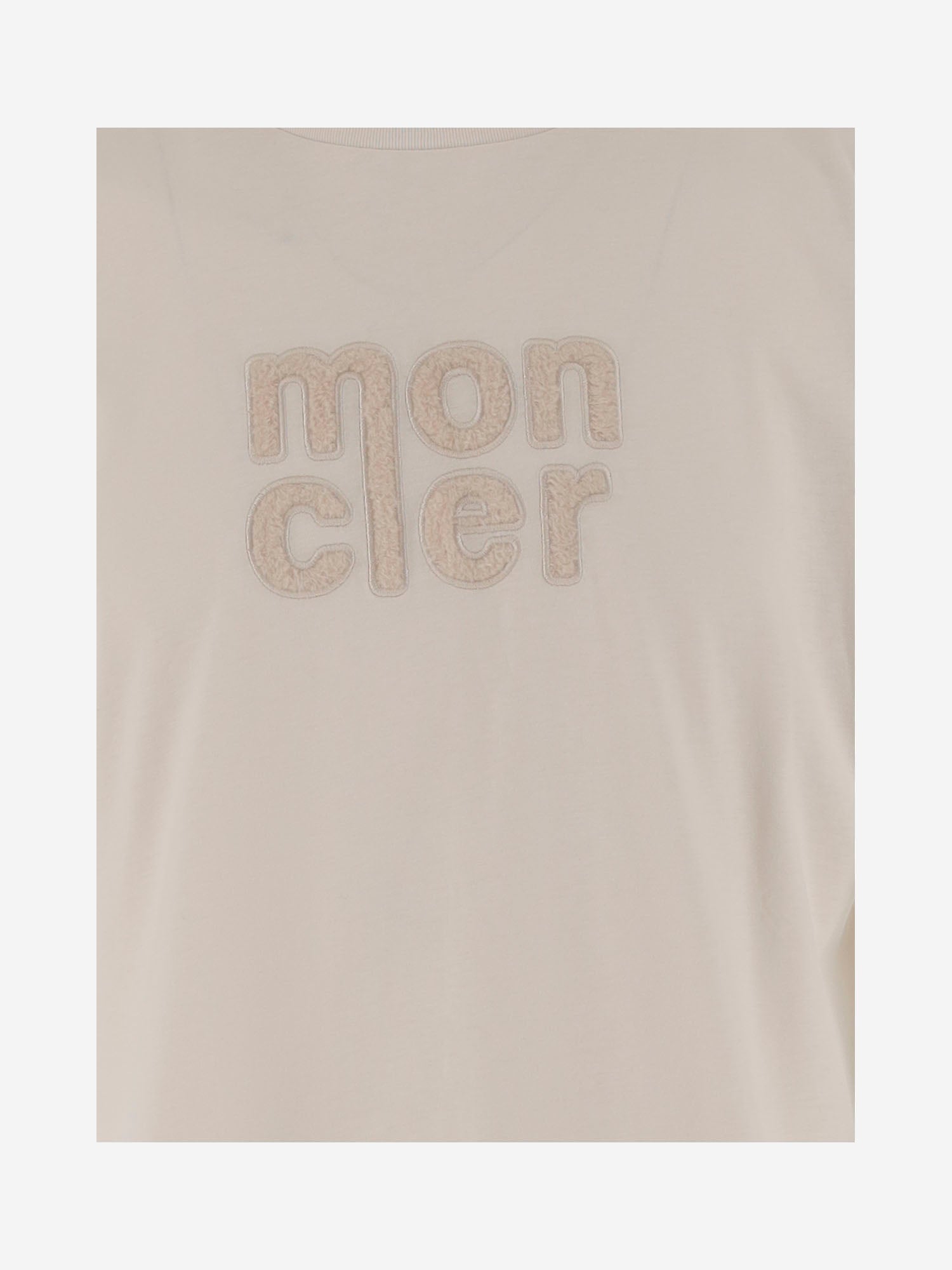 T-SHIRT IN COTONE CON LOGO TEDDY<BR/> 8C00028 89AUO036 MONCLER 