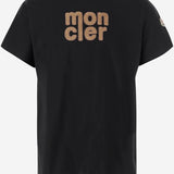 T-SHIRT IN COTONE CON LOGO TEDDY 8C00028 89AUO999 MONCLER 