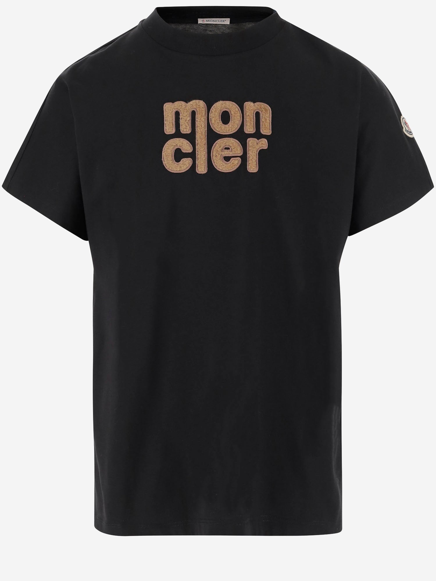 T-SHIRT IN COTONE CON LOGO TEDDY 8C00028 89AUO999 MONCLER 