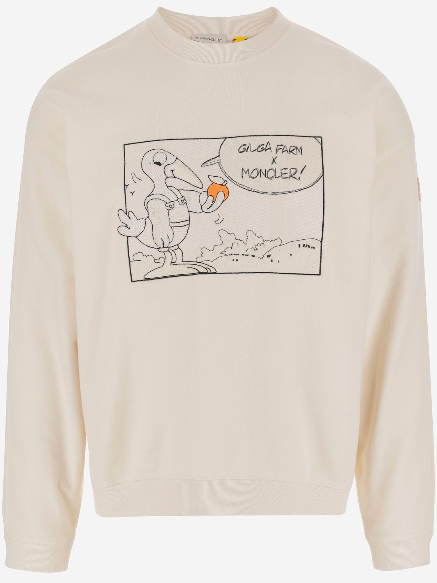 FELPA IN COTONE MONCLER X GILGA FARM BY DONALD GLOVER 8G0000289AUJ 02B MONCLER 