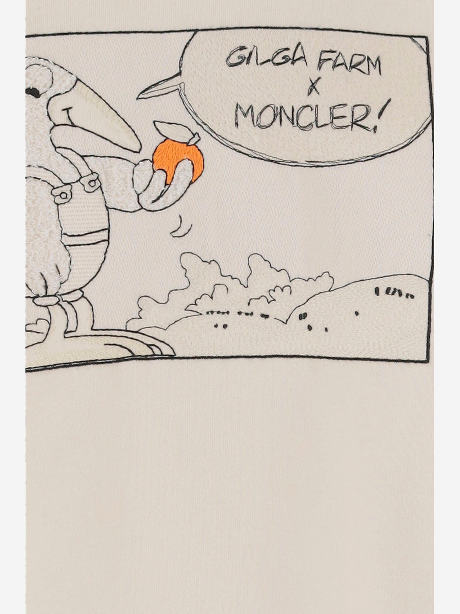 FELPA IN COTONE MONCLER X GILGA FARM BY DONALD GLOVER 8G0000289AUJ 02B MONCLER 