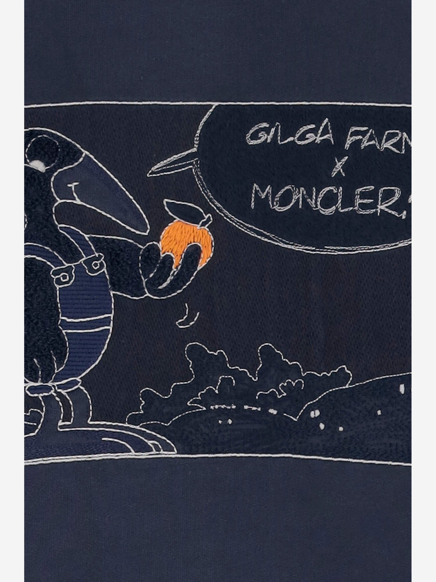 FELPA IN COTONE MONCLER X GILGA FARM BY DONALD GLOVER 8G0000289AUJ 786 MONCLER 