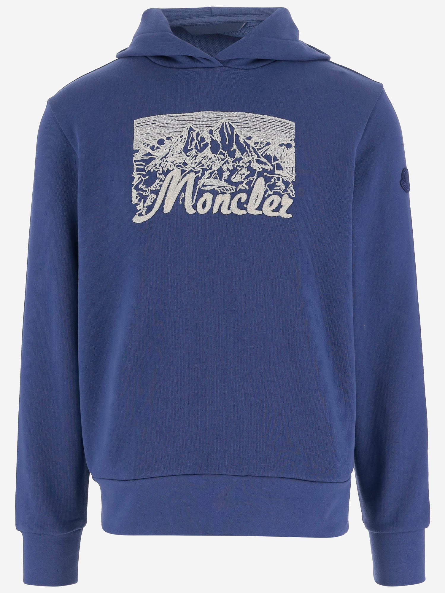 FELPA IN COTONE CON CAPPUCCIO 8G00017 899V475B MONCLER 