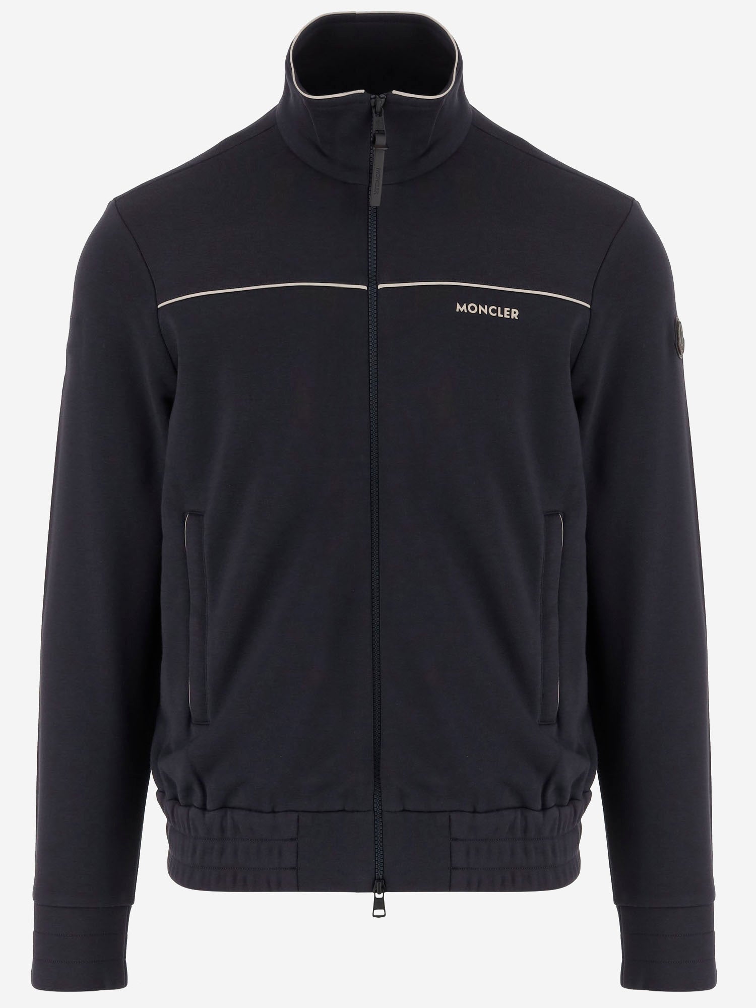 FELPA IN MISTO COTONE CON LOGO 8G00027 89B3P742 MONCLER 