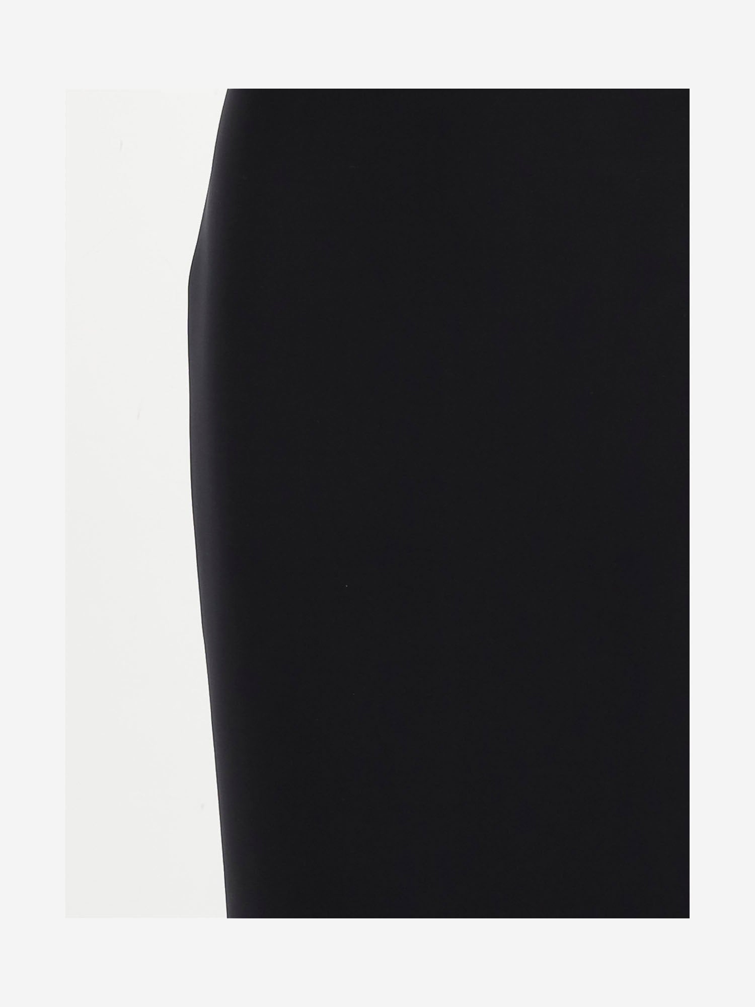 GONNA IN NYLON STRETCH CON LOGO 8H0000189A8K 999 MONCLER 