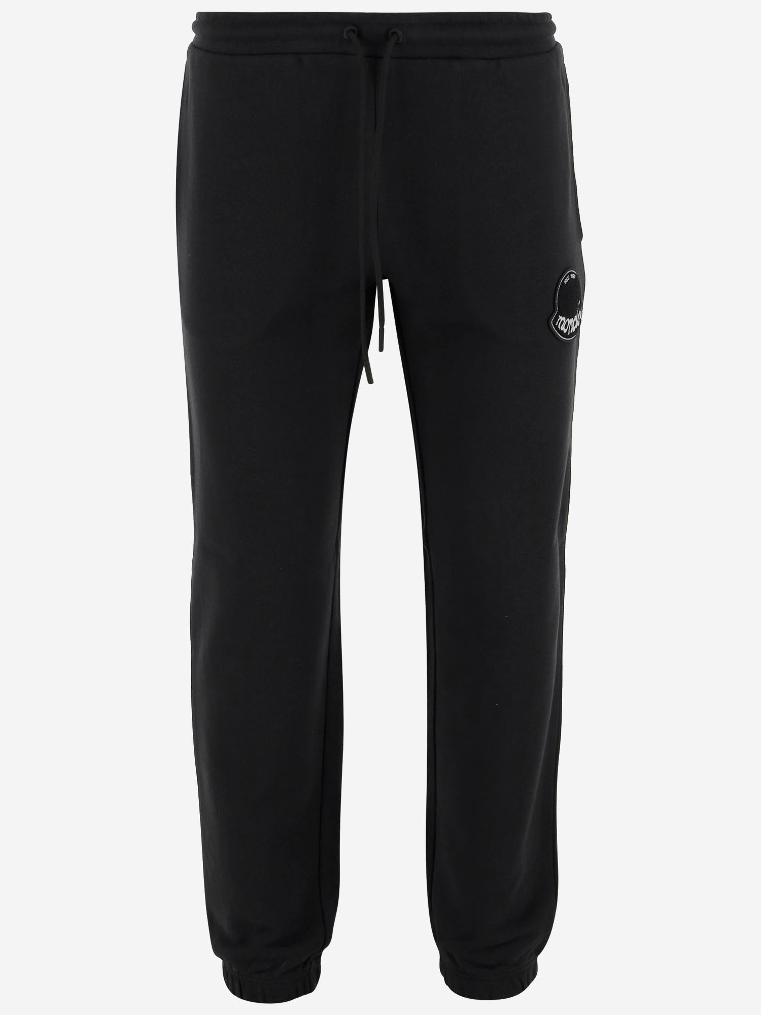 PANTALONI JOGGING IN COTONE CON LOGO 8H00005 89AZU998 MONCLER 
