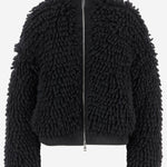 GIACCA IN LANA E ACRILICO CON EFFETTO PELLICCIA RASATA 9B00004M6567 999 MONCLER 