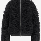 GIACCA IN LANA E ACRILICO CON EFFETTO PELLICCIA RASATA 9B00004M6567 999 MONCLER 