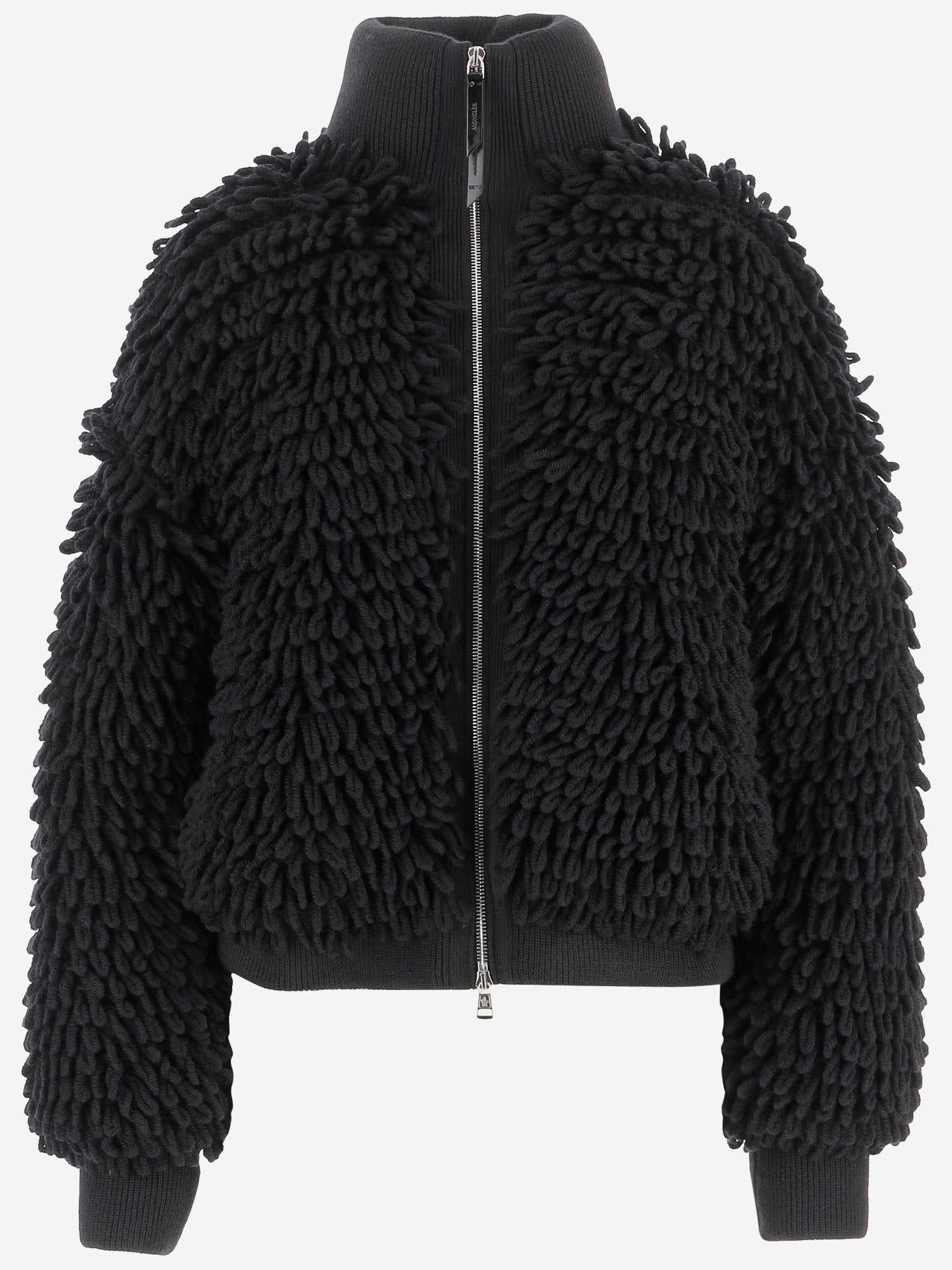 GIACCA IN LANA E ACRILICO CON EFFETTO PELLICCIA RASATA 9B00004M6567 999 MONCLER 