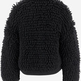 GIACCA IN LANA E ACRILICO CON EFFETTO PELLICCIA RASATA 9B00004M6567 999 MONCLER 