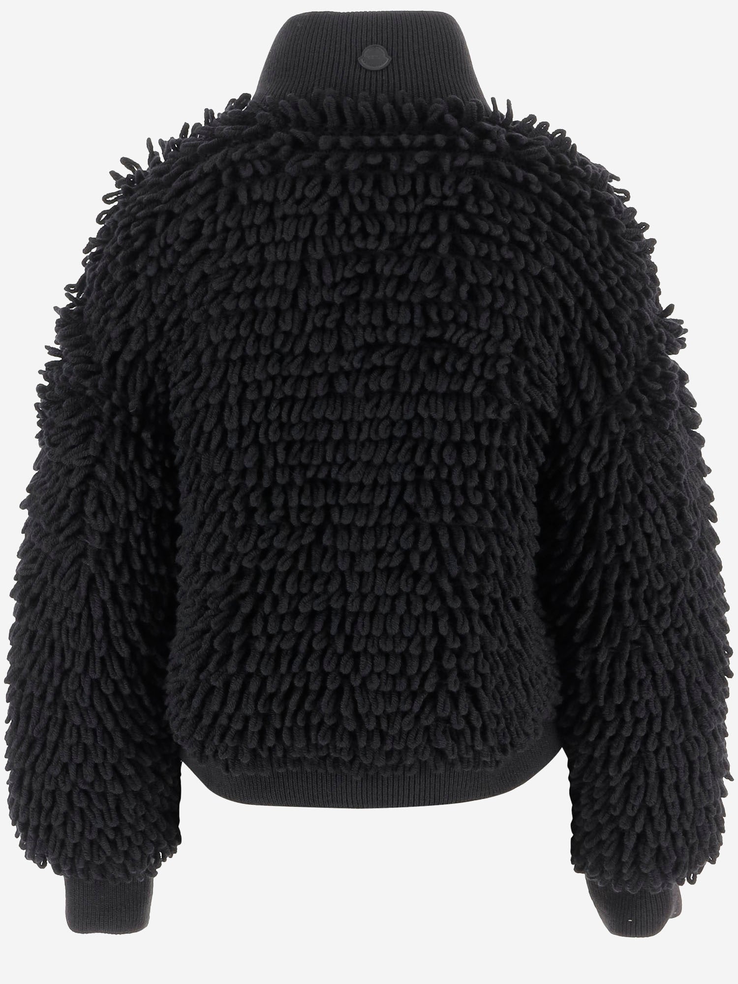 GIACCA IN LANA E ACRILICO CON EFFETTO PELLICCIA RASATA 9B00004M6567 999 MONCLER 
