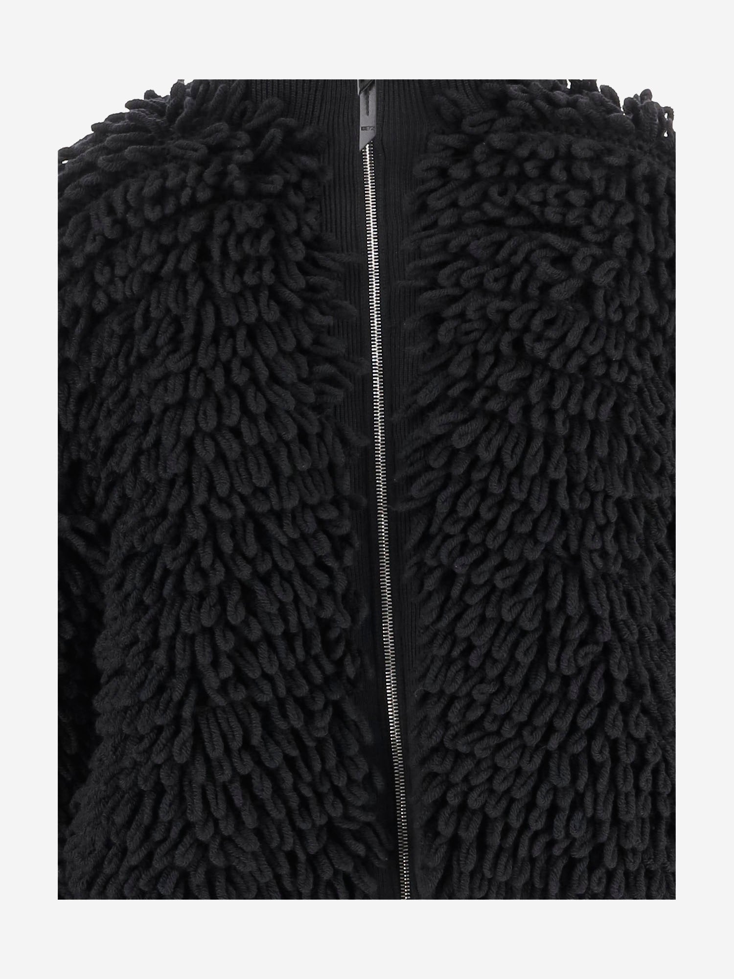 GIACCA IN LANA E ACRILICO CON EFFETTO PELLICCIA RASATA 9B00004M6567 999 MONCLER 