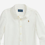 CAMICIA IN COTONE CON VOLANT 312929954 004 POLO RALPH LAUREN KIDS 