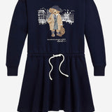 ABITO IN MISTO COTONE CON STAMPA POLO BEAR 312979035 001 POLO RALPH LAUREN KIDS 