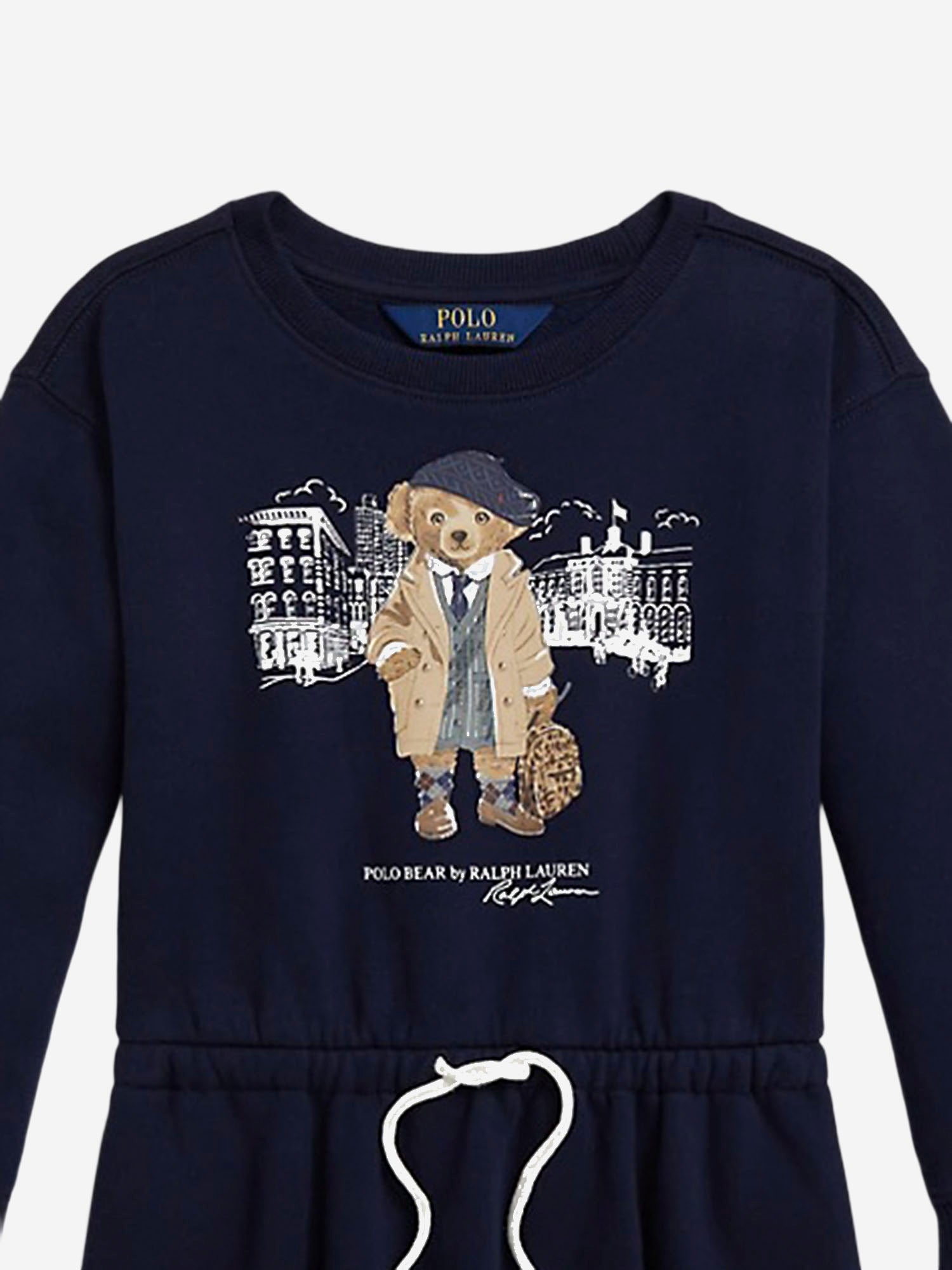 ABITO IN MISTO COTONE CON STAMPA POLO BEAR 312979035 001 POLO RALPH LAUREN KIDS 