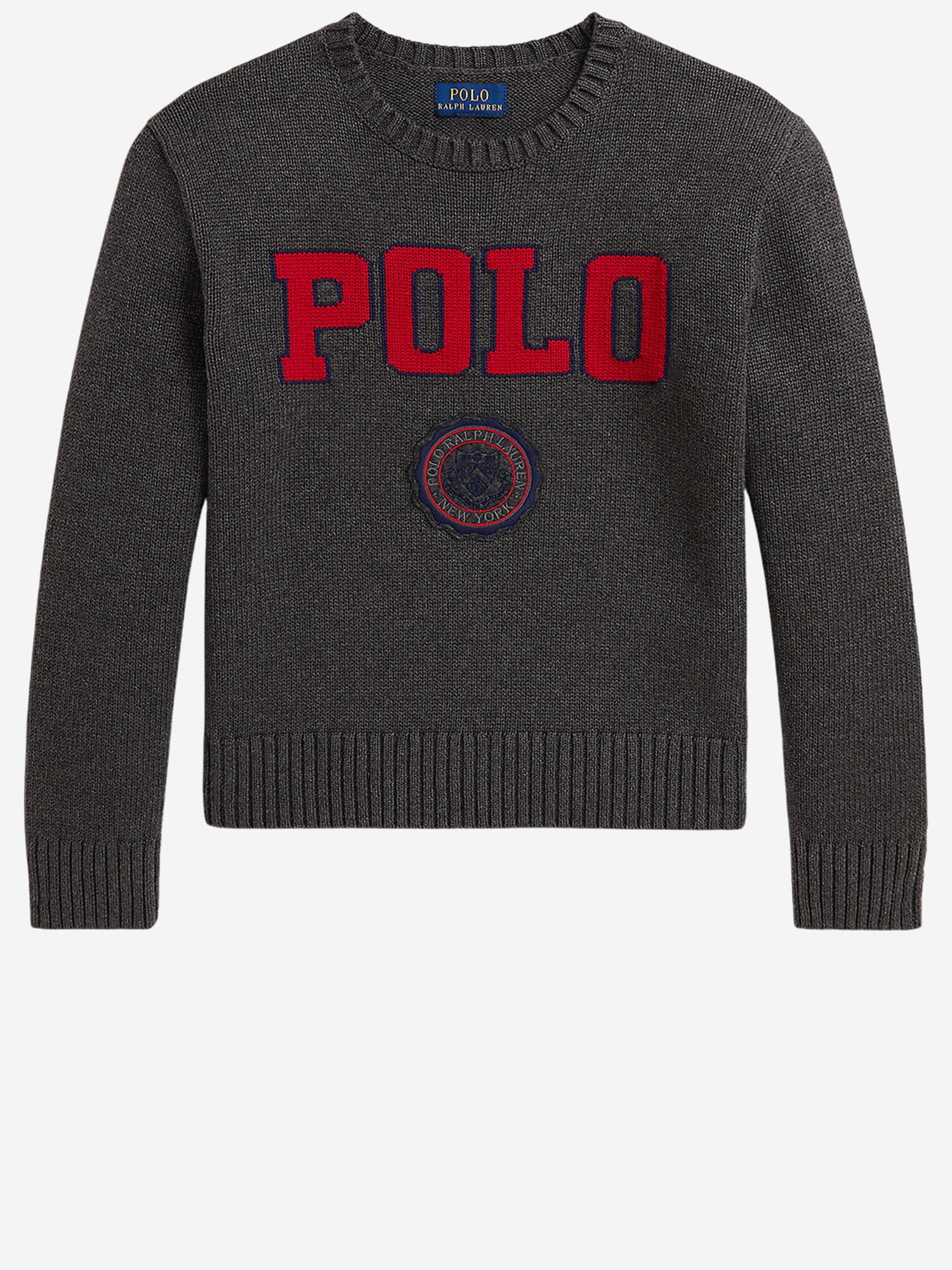 MAGLIA IN COTONE CON LOGO 313978878 001 POLO RALPH LAUREN KIDS 