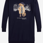 ABITO IN MISTO COTONE CON STAMPA POLO BEAR 313979036 001 POLO RALPH LAUREN KIDS 