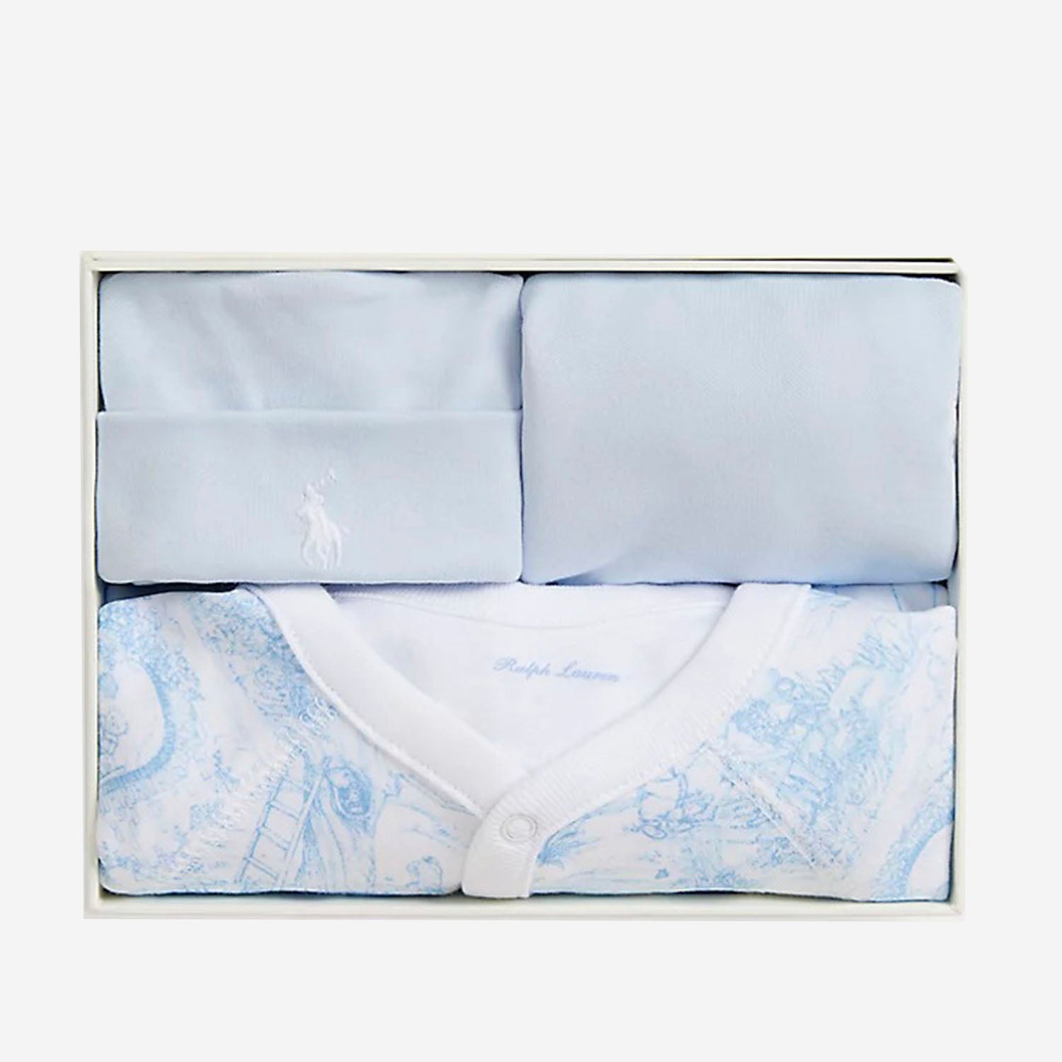 SET DA TRE PEZZI IN COTONE 320981521 001 POLO RALPH LAUREN KIDS 