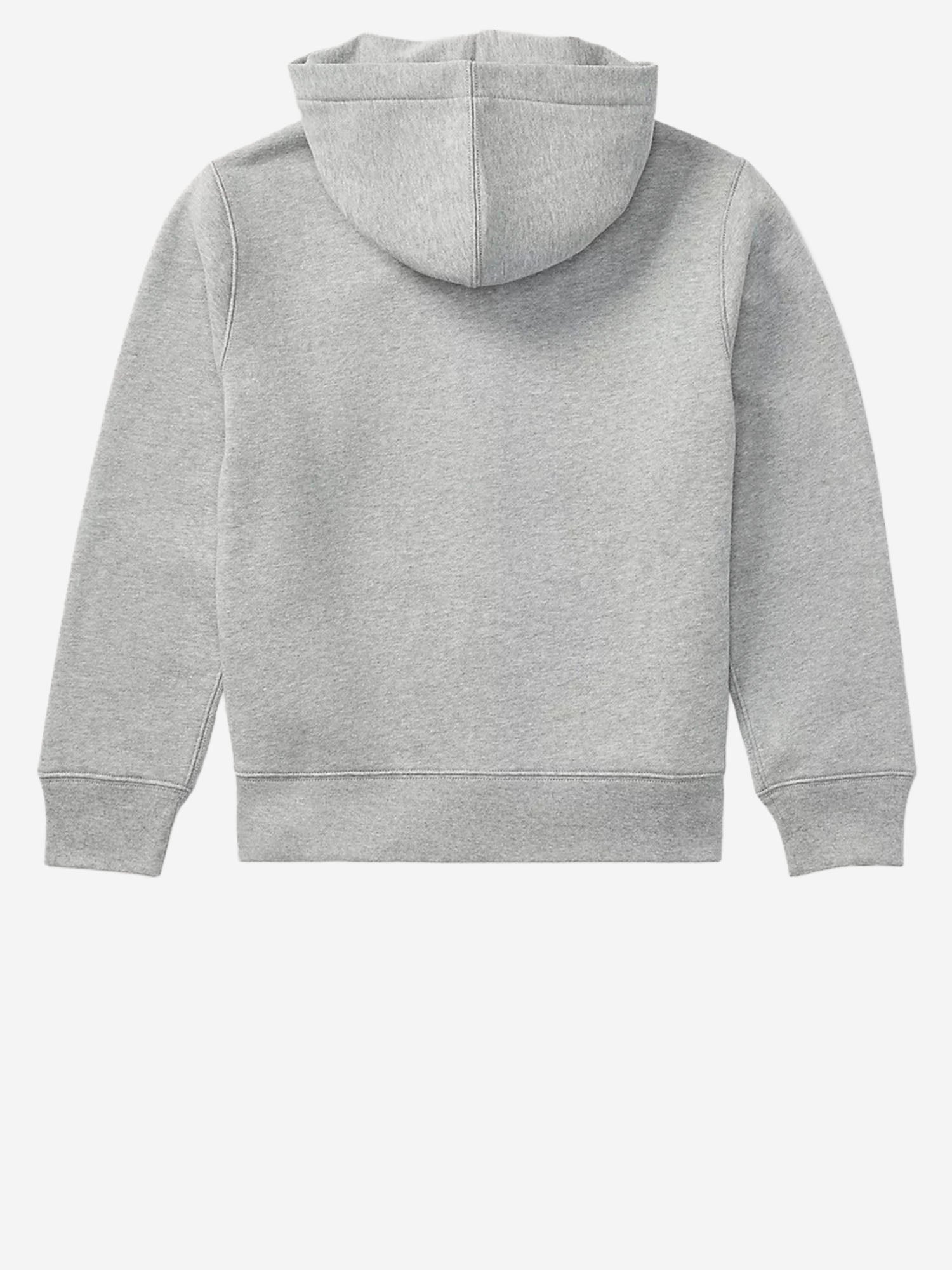 FELPA IN MISTO COTONE CON CAPPUCCIO 322547626 002 POLO RALPH LAUREN KIDS 