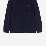 MAGLIONE A TRECCE IN LANA E CASHMERE 322877728 007 POLO RALPH LAUREN KIDS 
