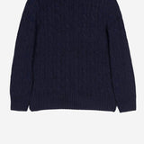 MAGLIONE A TRECCE IN LANA E CASHMERE 322877728 007 POLO RALPH LAUREN KIDS 