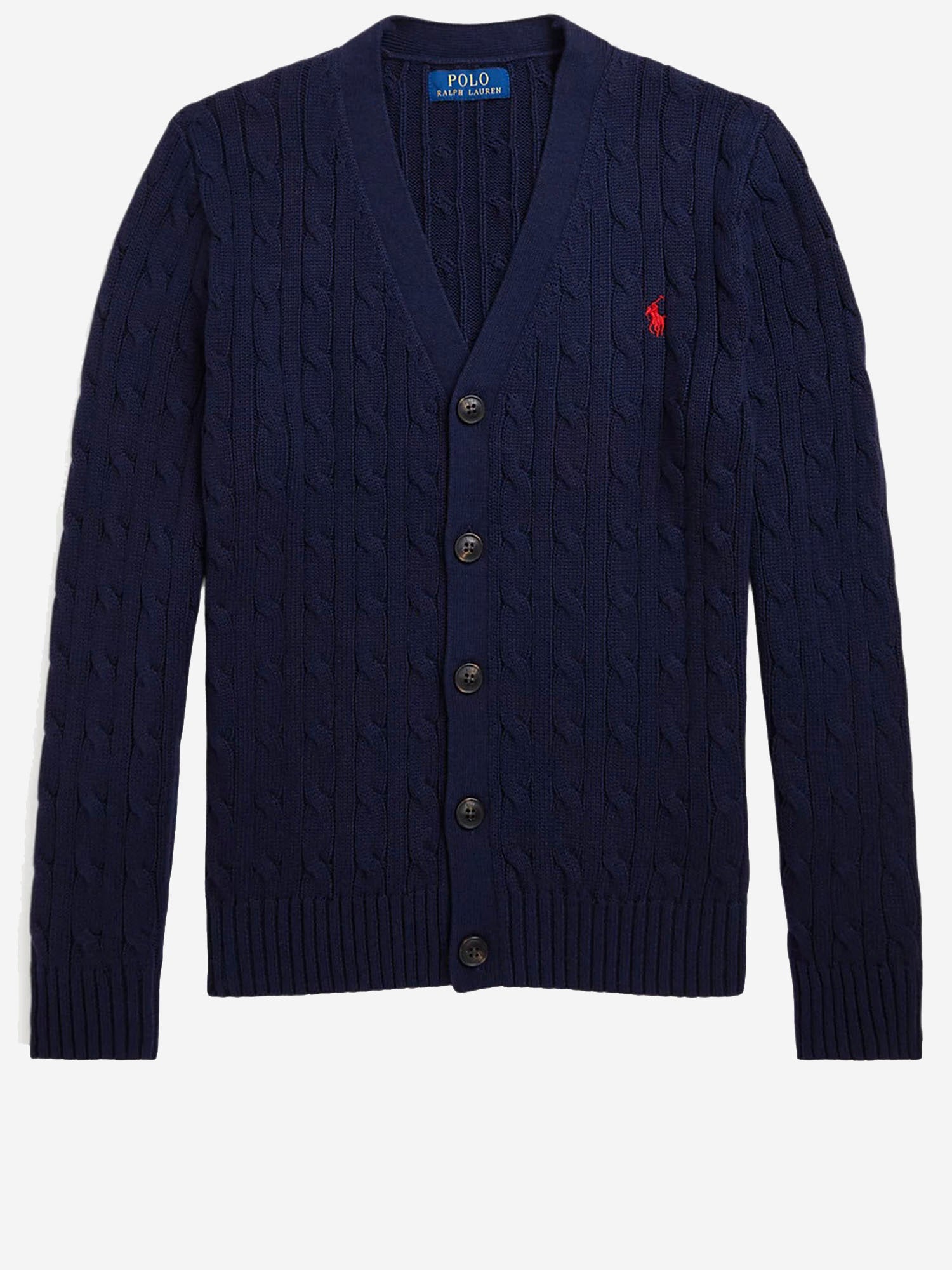 CARDIGAN IN COTONE CON LOGO 322925717 006 POLO RALPH LAUREN KIDS 