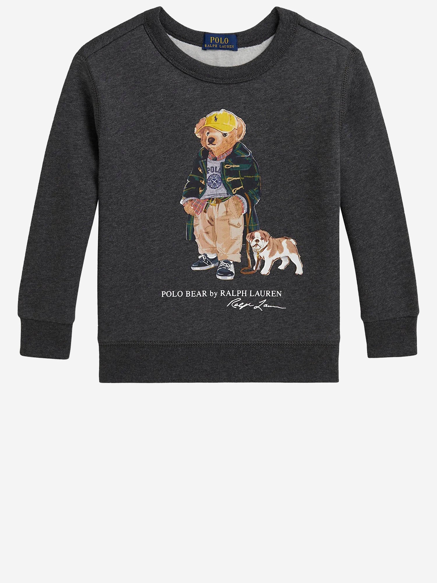 MAGLIA IN COTONE CON STAMPA POLO BEAR 322979490 001 POLO RALPH LAUREN KIDS 