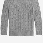 MAGLIONE A TRECCE IN LANA E CASHMERE 323877728 004 POLO RALPH LAUREN KIDS 