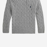 MAGLIONE A TRECCE IN LANA E CASHMERE 323877728 004 POLO RALPH LAUREN KIDS 