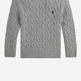 MAGLIONE A TRECCE IN LANA E CASHMERE 323877728 004 POLO RALPH LAUREN KIDS 