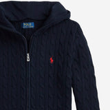 FELPA IN COTONE CON CAPPUCCIO 323951123 001 POLO RALPH LAUREN KIDS 
