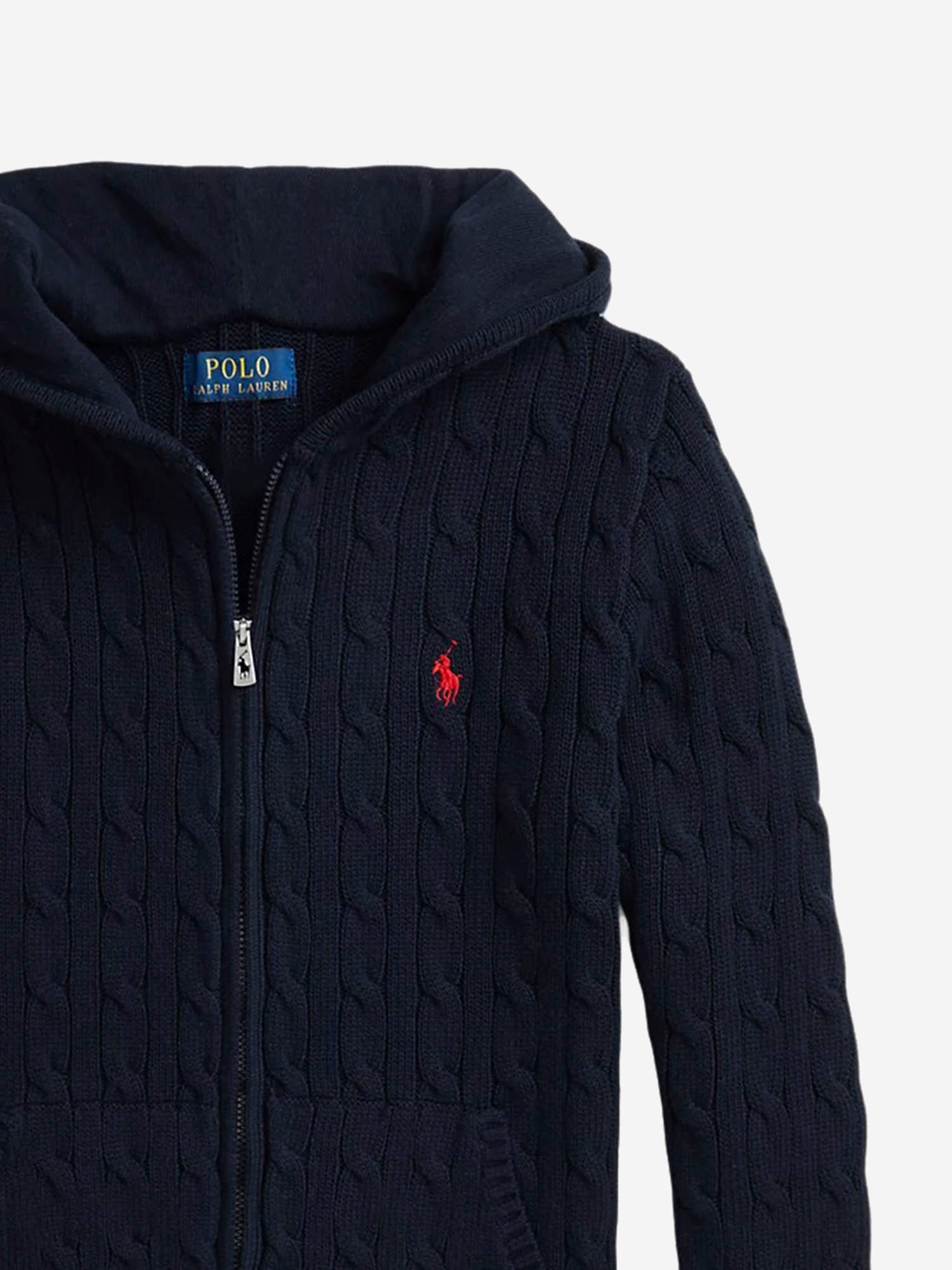 FELPA IN COTONE CON CAPPUCCIO 323951123 001 POLO RALPH LAUREN KIDS 