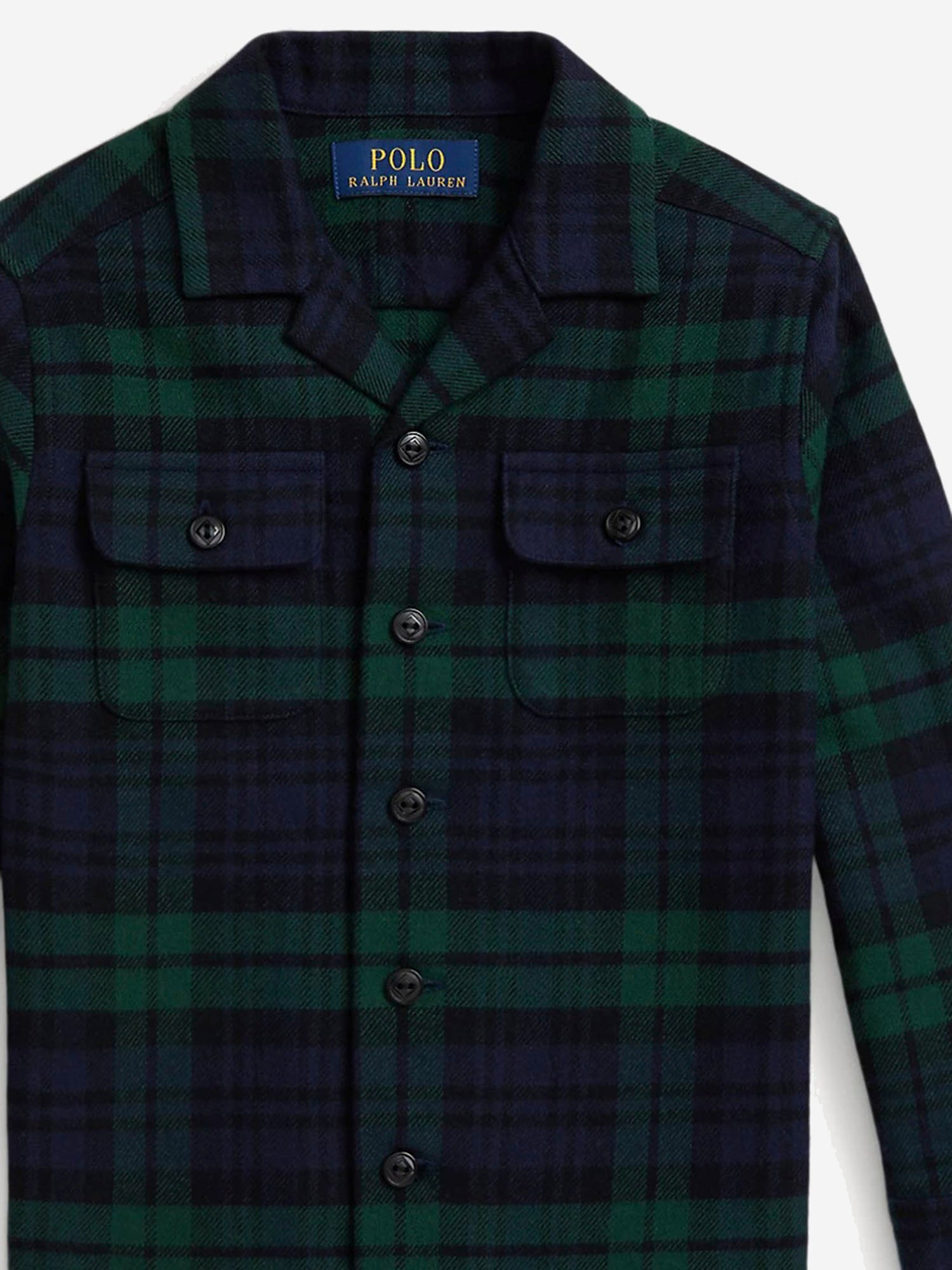 CAMICIA SAHARIANA IN FLANELLA DI COTONE 323979344 001 POLO RALPH LAUREN KIDS 