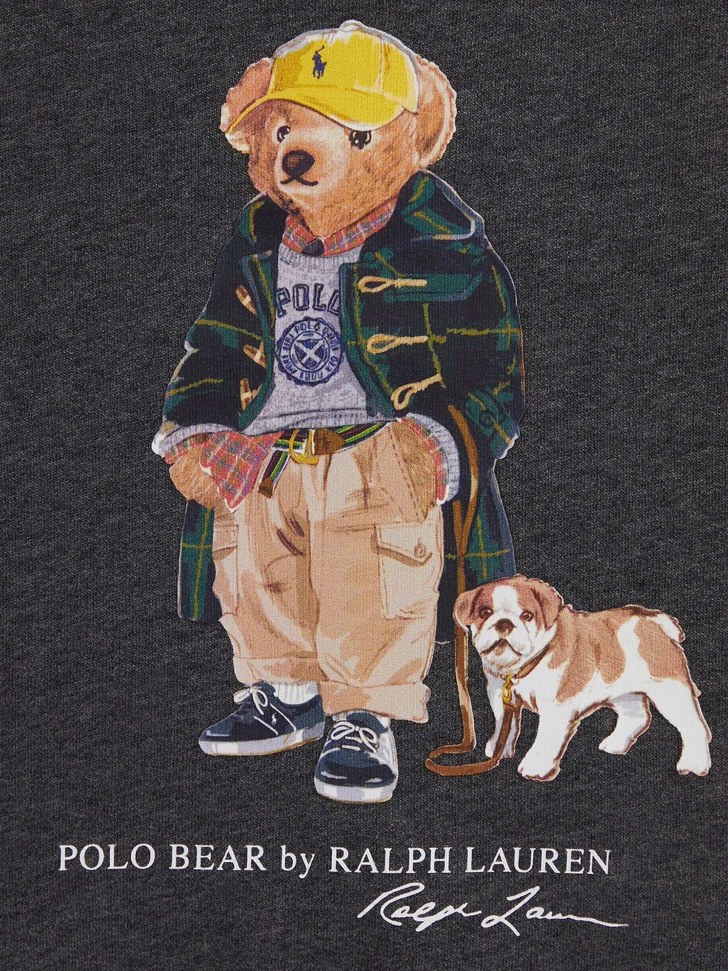 MAGLIA IN COTONE CON STAMPA POLO BEAR 323979490 001 POLO RALPH LAUREN KIDS 