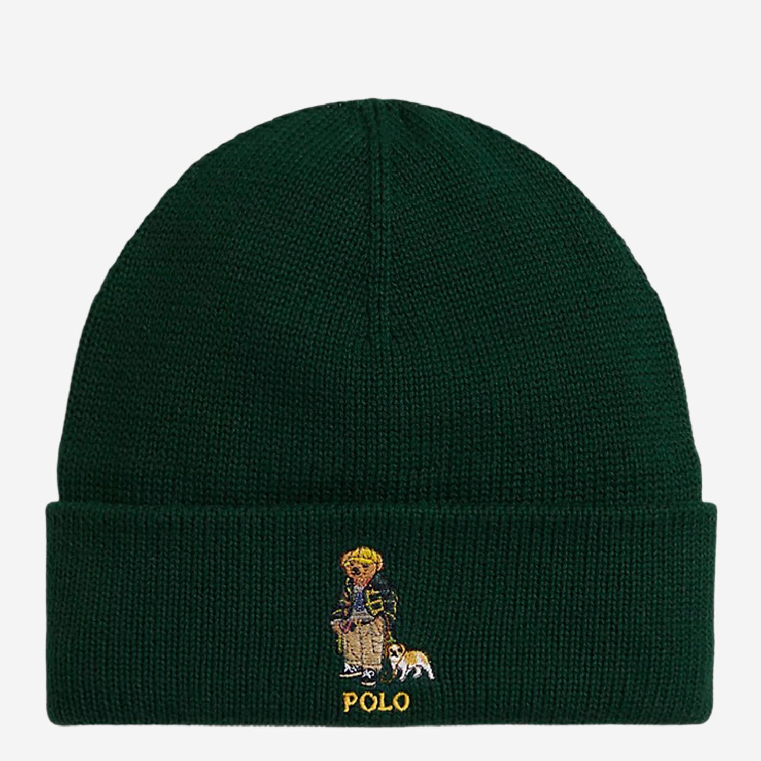 BEANIE IN COTONE CON POLO BEAR 323980658 001 POLO RALPH LAUREN KIDS 